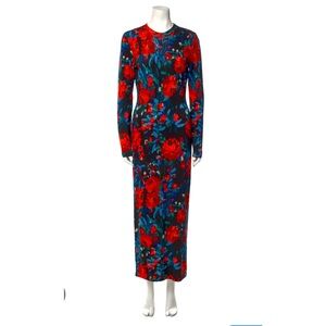 Lela Rose Floral Sheath Dress Size Small
